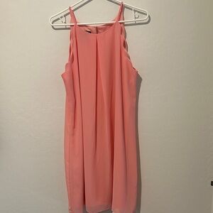 Iz Byer Pink Spaghetti Strap Mini Dress